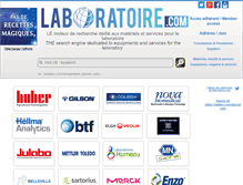 Tablet Screenshot of laboratoire.com